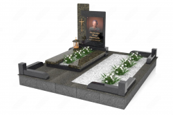 Стеклянный памятник-сп-23